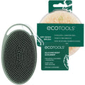 EcoTools Dry Body Brush + Sage Green Silicone Scrubber — Exfoliate & Boost Circulation