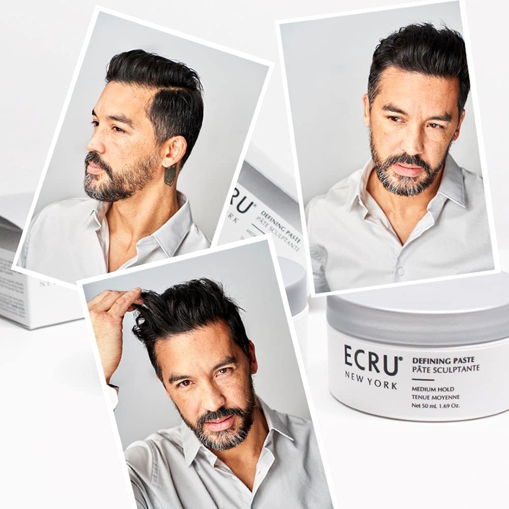 ECRU New York Defining Paste: Medium Hold Texturizing Hair Wax (Travel Size 1.69oz)