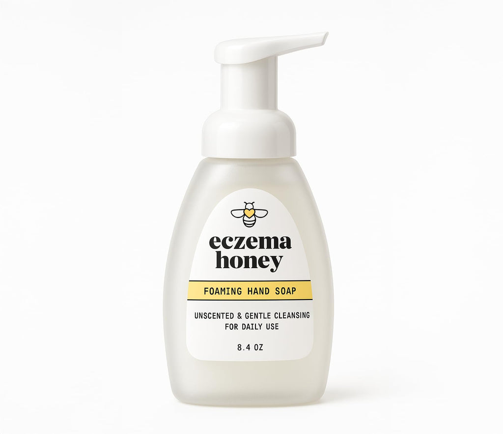 ECZEMA HONEY Gentle Foaming Hand Soap – Unscented, Non-Toxic Handwash with Organic Honey (8.4 oz)