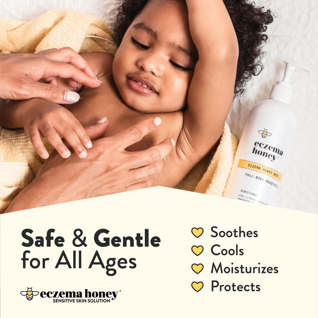 ECZEMA HONEY Oatmeal Body Lotion – Gentle, Natural Dry Skin Care (16 oz)