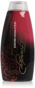 Ed Hardy Hollywood Bronze Bronzer Tanning Lotion 10 oz – Deep Tan & Radiant Glow