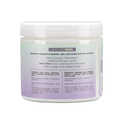 EDEN BodyWorks Lavender Aloe Hair + Body Butter (16 oz) – Hydrate, Calm & Soothe Hair & Skin