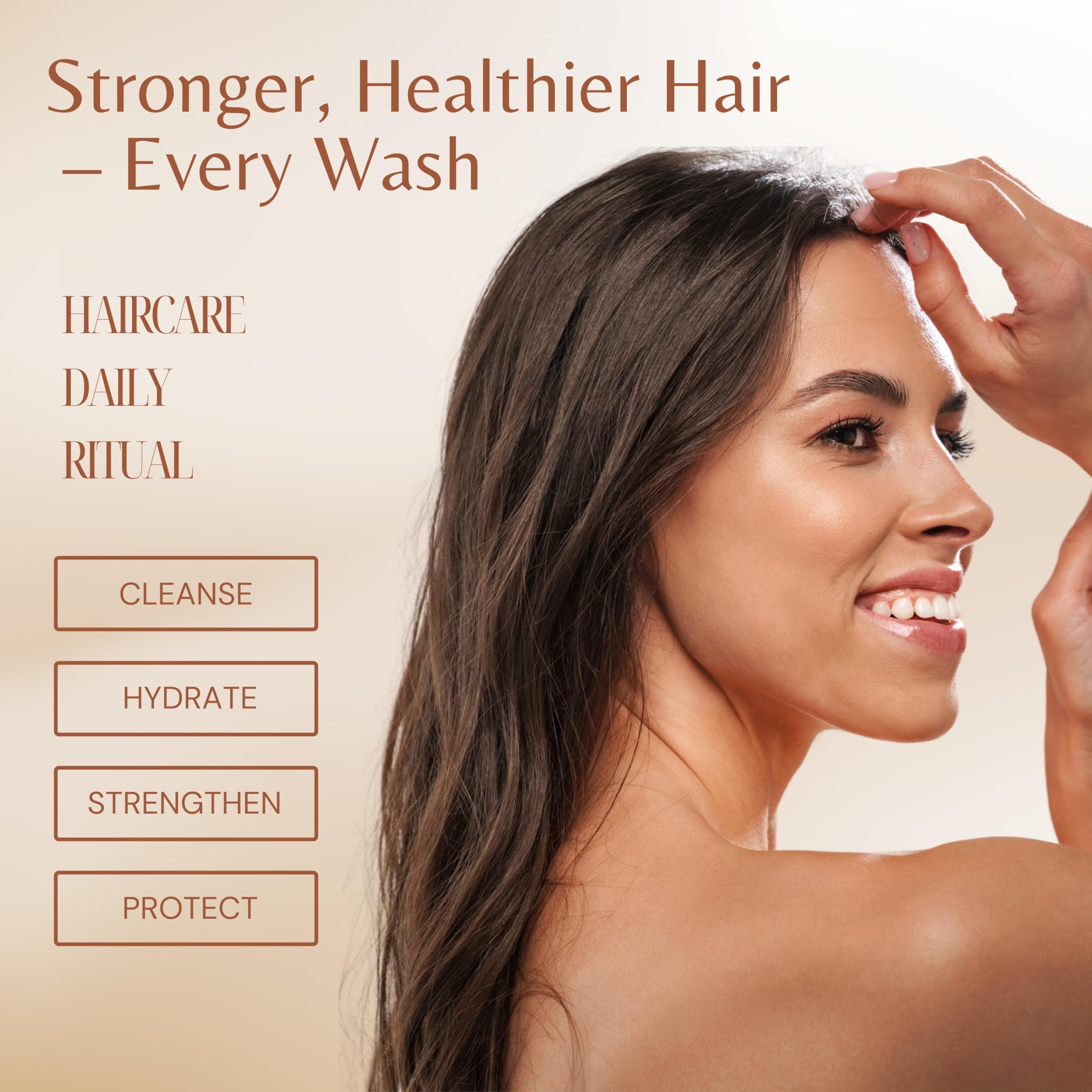 Edenika Botanicals Ginger Root Shampoo with Biotin – Fortifying, Nourishing, Paraben-Free, 16 oz