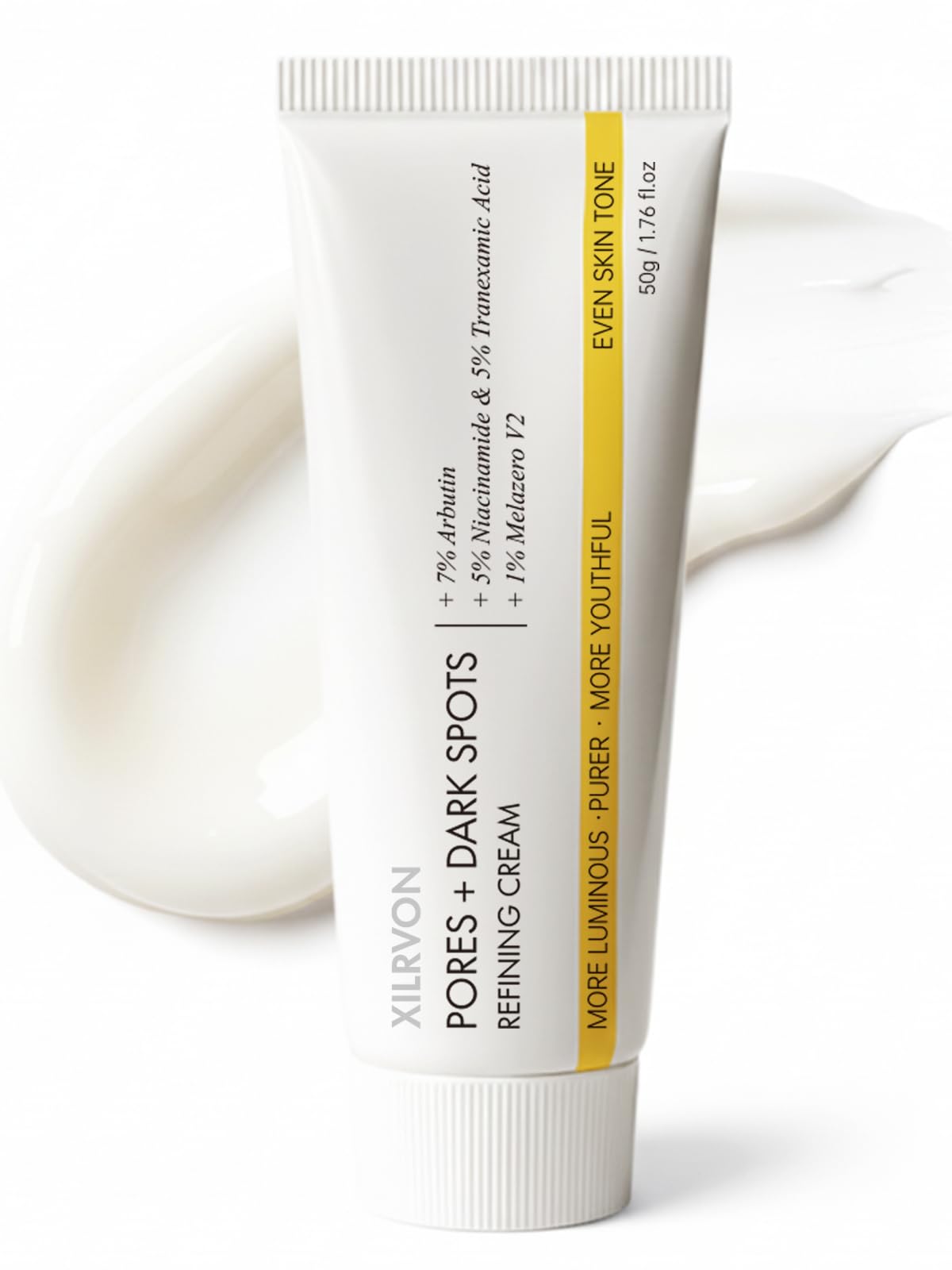 EELHOE Pores + Dark Spots Refining Cream with Arbutin, Niacinamide & Tranexamic Acid | Gentle Hydrating Daily Moisturizer for Sensitive Skin