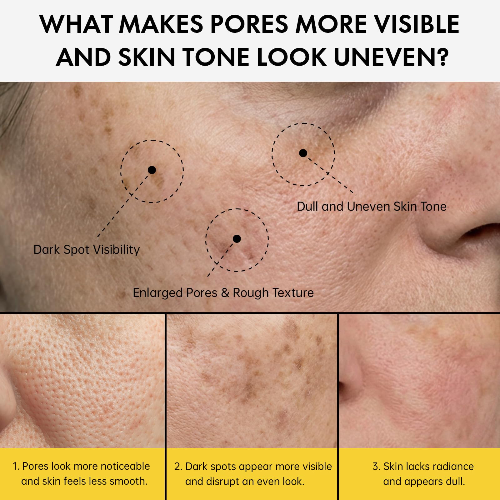 EELHOE Pores + Dark Spots Refining Cream with Arbutin, Niacinamide & Tranexamic Acid | Gentle Hydrating Daily Moisturizer for Sensitive Skin