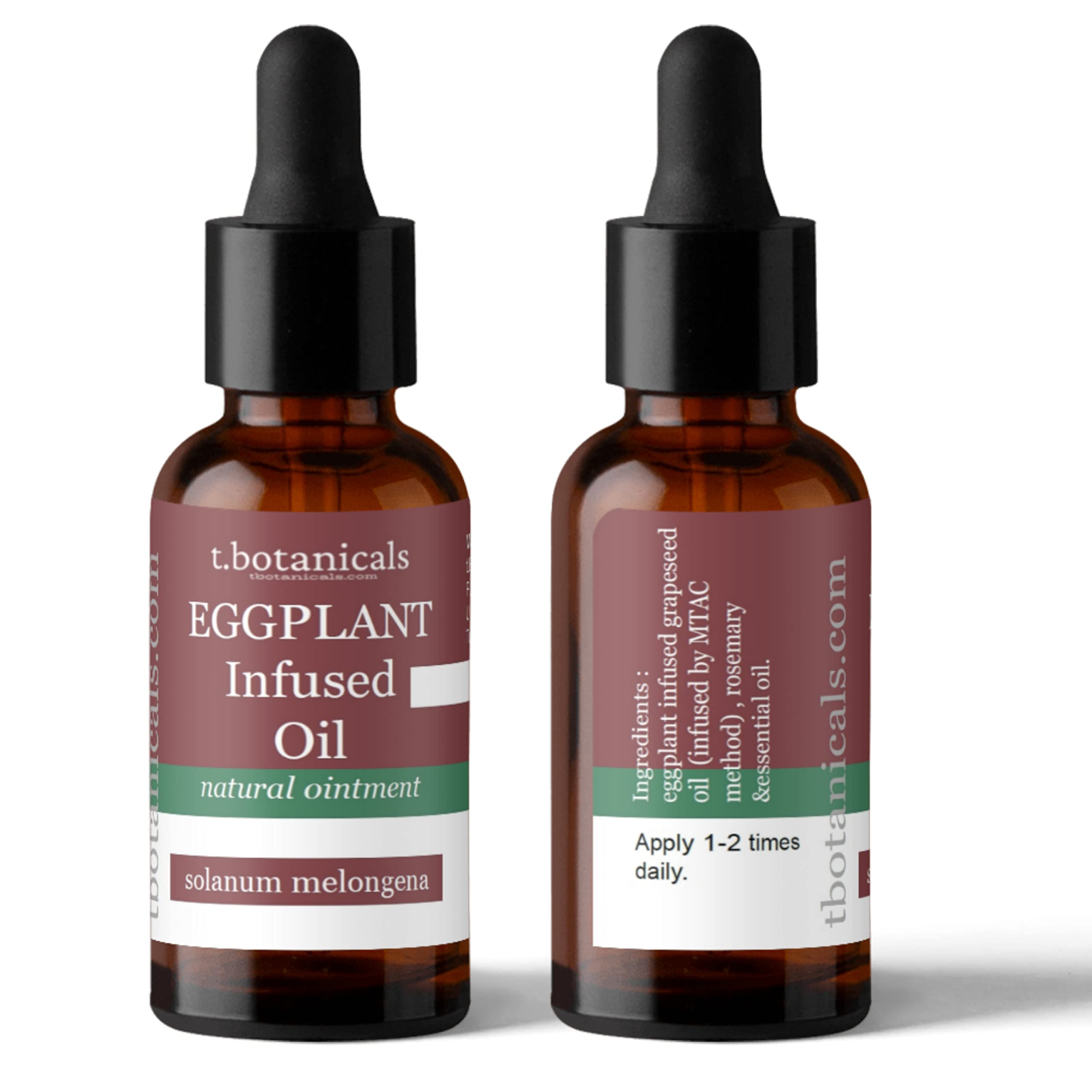 Eggplant Oil – Broad Spectrum Eggplant Infused Oil for Skin Health (4 oz)