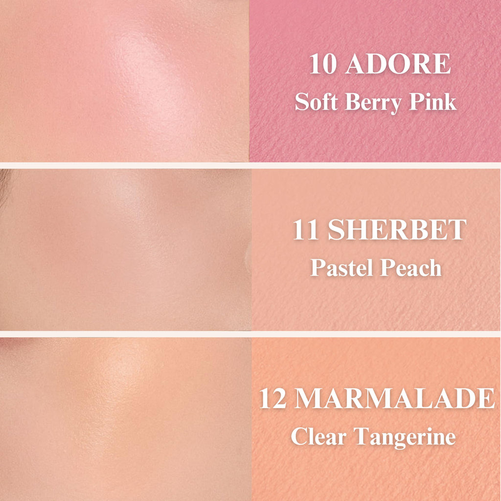 EGLIPS All Over Blusher - Multi-Use Cream Jelly Blush for Eyes & Cheeks, Buildable Color & Subtle Shimmer (0.17 oz)