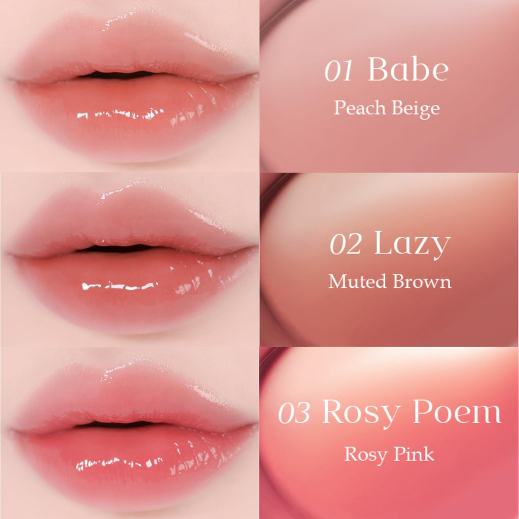 EGLIPS Dew Glaze Tint 01 Babe – Tint + Gloss Lip Shine