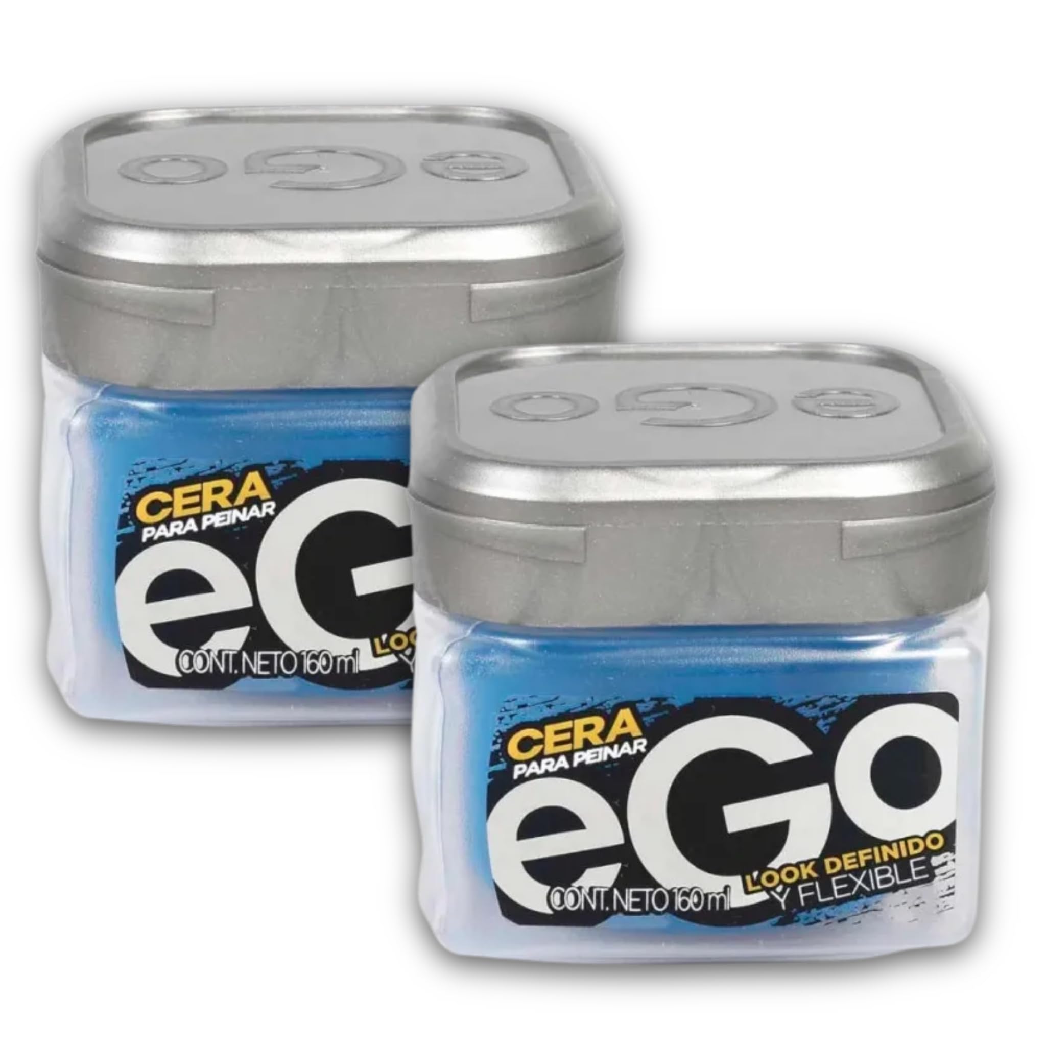 eGo Hair CERA for Men – 160 ml | Flexible Hold, Defined Look | Colombian 2-Pack
