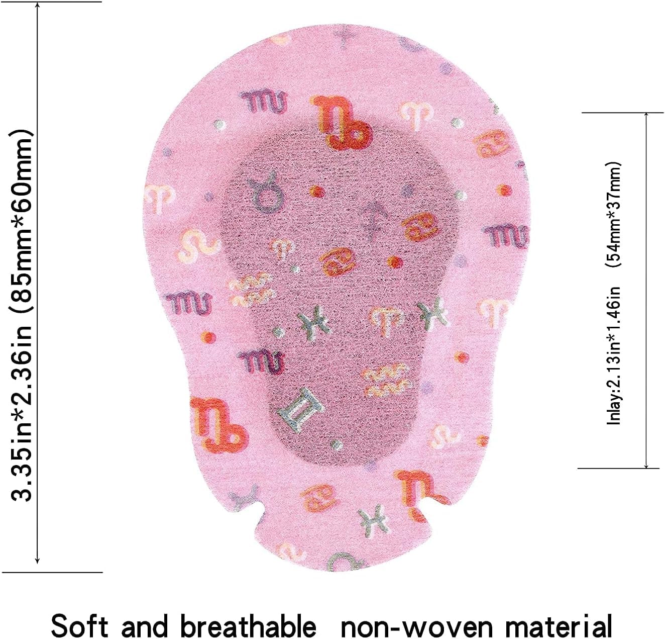 EGOOL Kids Adhesive Eye Patches – Hypoallergenic, Breathable, Colorful Patterns (45 + 5 Bonus)