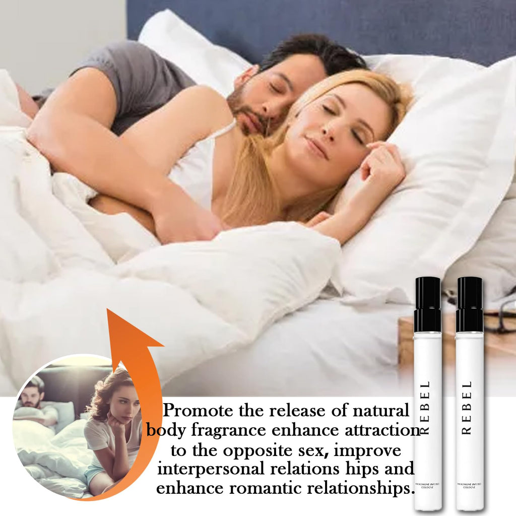 EHAUTO Rebel Pheromone Cologne for Men – Alloura Rebel 2025 (2PCS)