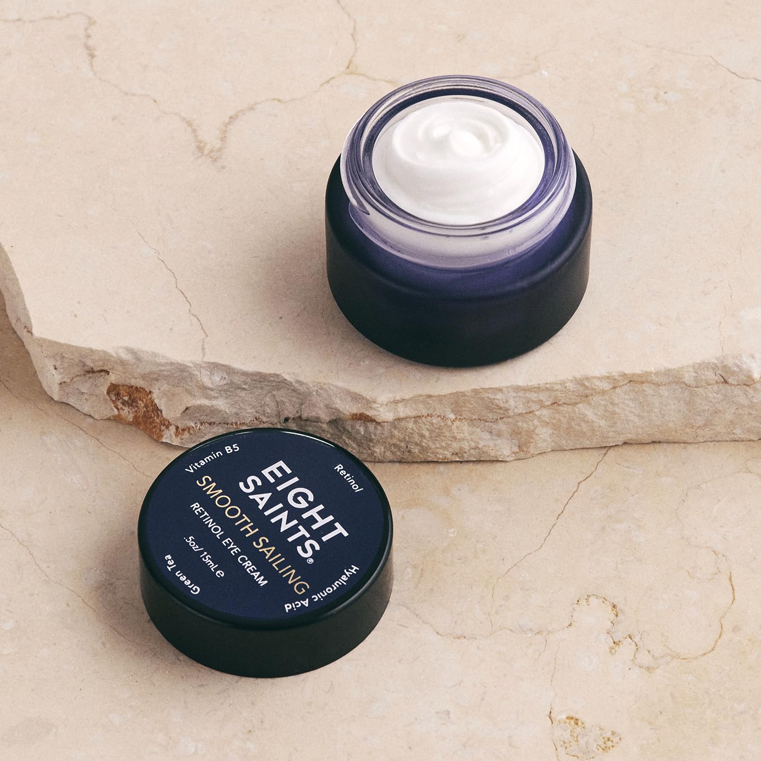 Eight Saints Retinol Eye Cream – Natural & Organic, Smooths Fine Lines | 0.5 oz