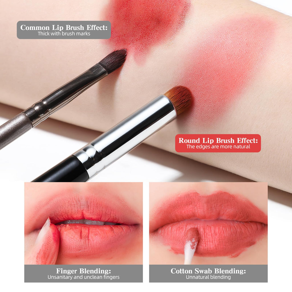 EIGSHOW Lip Brush Round Lip Smudge – Multi-Purpose Makeup Applicator (L307)