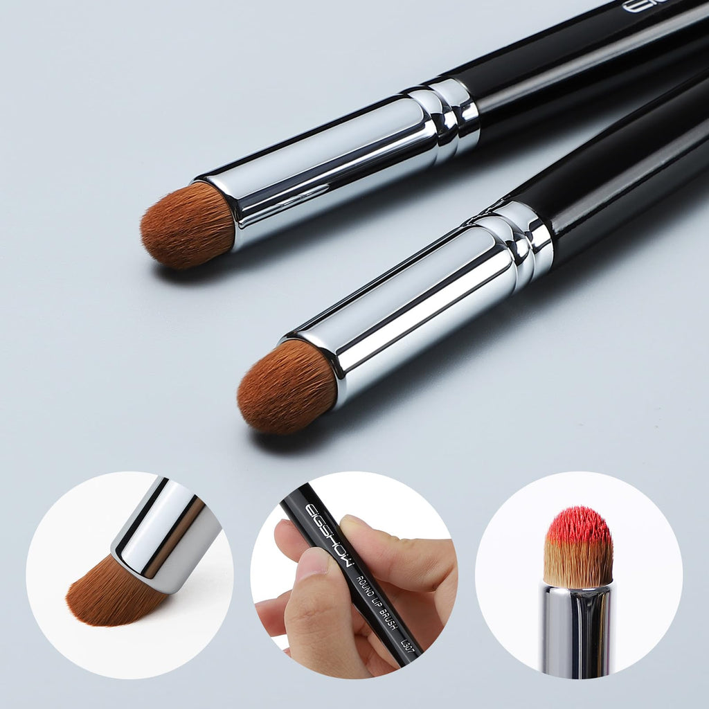 EIGSHOW Lip Brush Round Lip Smudge – Multi-Purpose Makeup Applicator (L307)