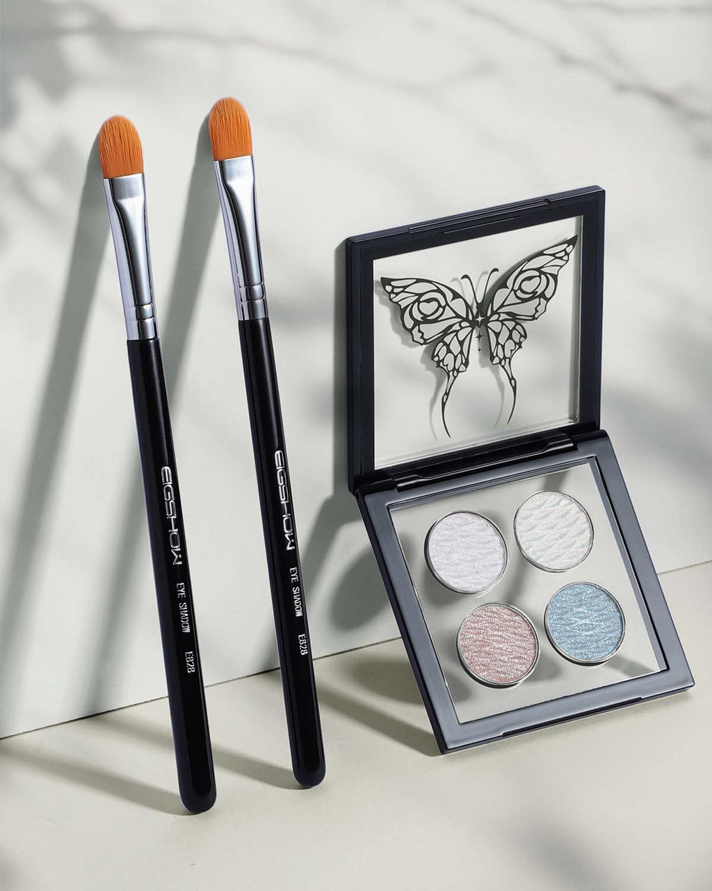 EIGSHOW Concealer Brushes — Flat Concealer & Eyeshadow Primer Brush Set (E828, 2-Piece)