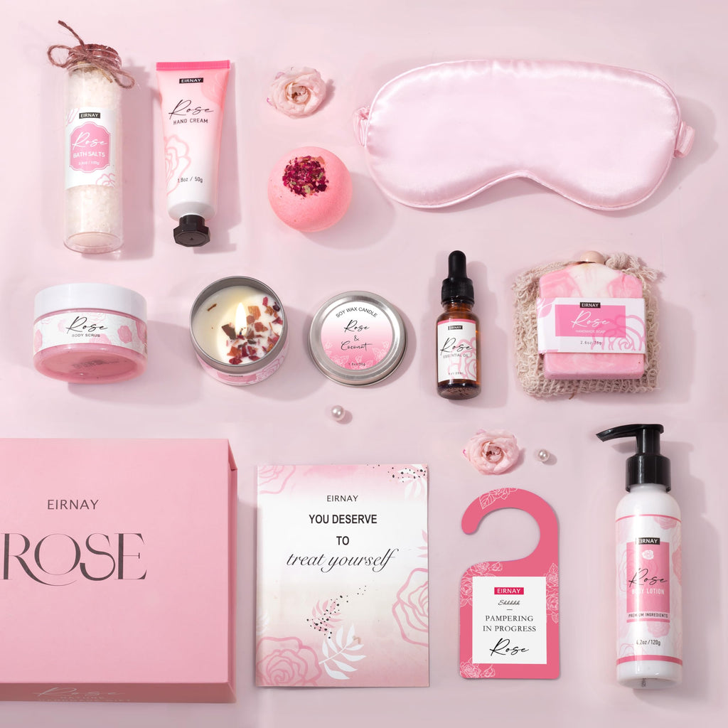 EIRNAY Gifts for Women – Luxurious Home Spa Gift Box for Birthdays & Self-Care