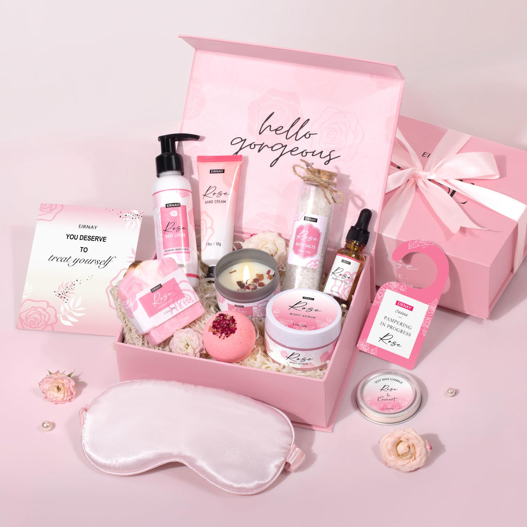 EIRNAY Gifts for Women – Luxurious Home Spa Gift Box for Birthdays & Self-Care