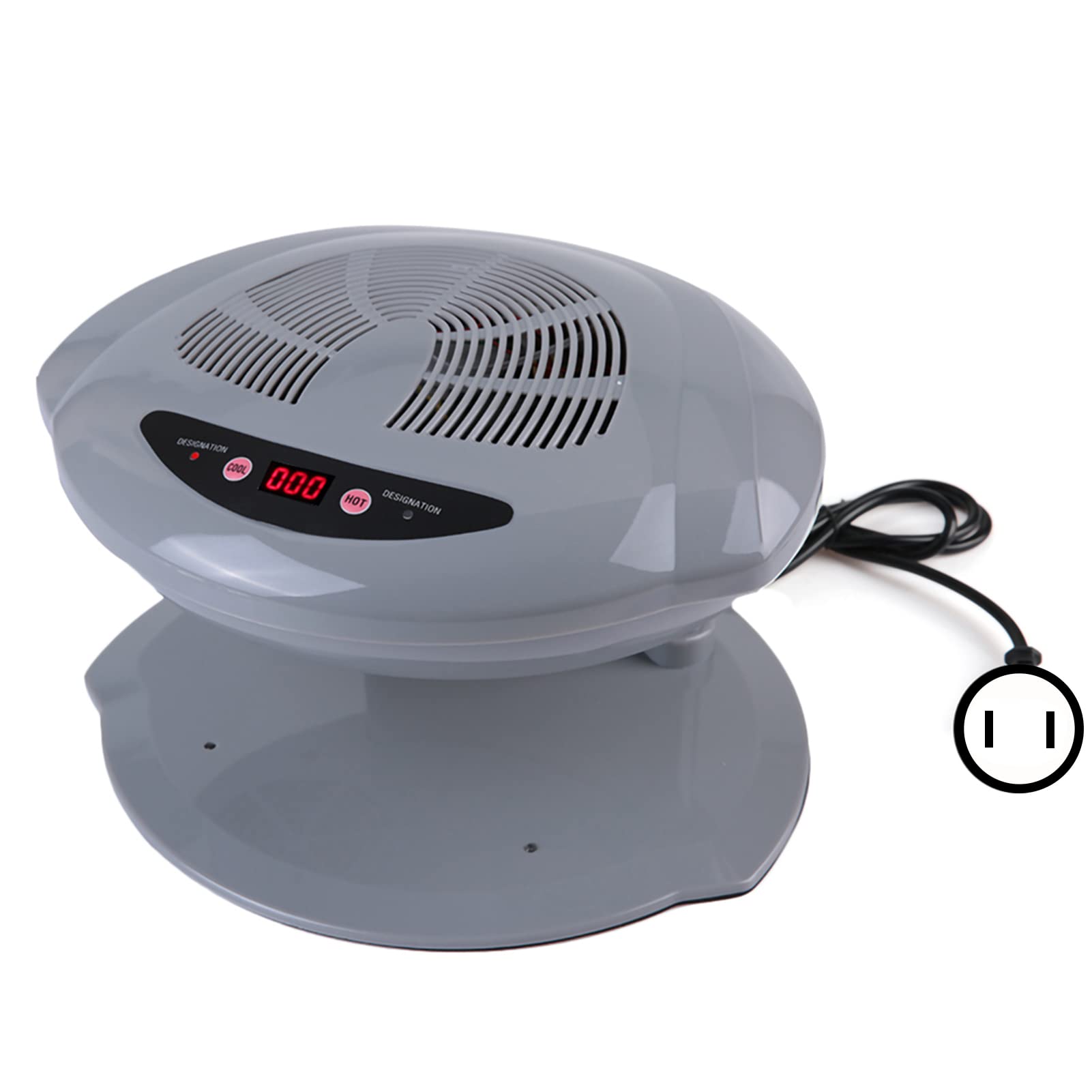 Ejoyous Air Nail Dryer – 2-in-1 Warm & Cool Air, Auto Sensor, Home & Salon