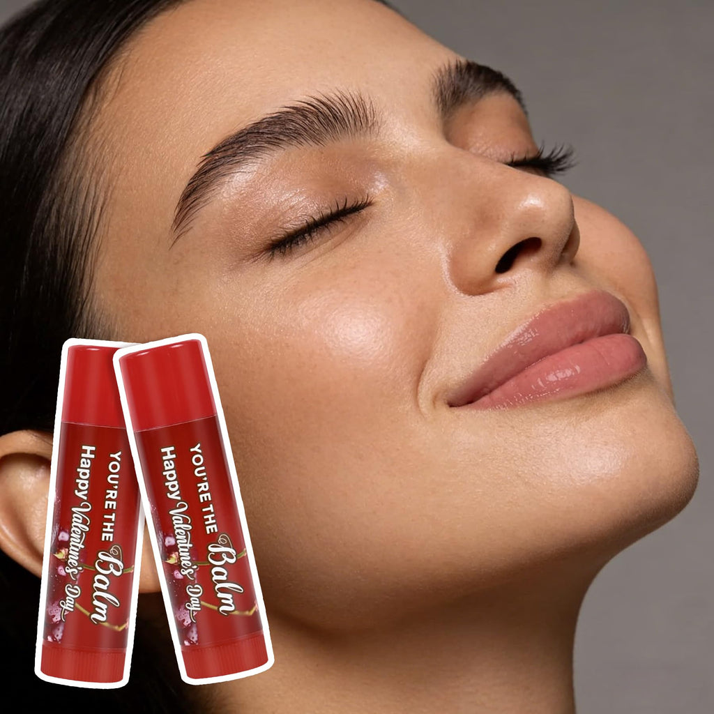 ElasignShopo 50-Pack Cherry Lip Balm Bulk for Valentines, Galentines & Party Favors