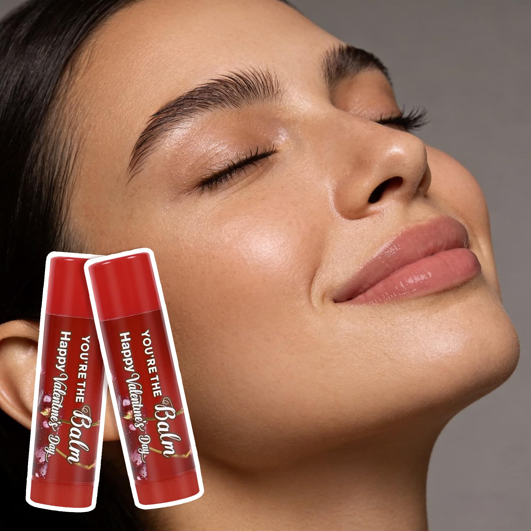 ElasignShopo 50-Pack Cherry Lip Balm Bulk for Valentines, Galentines & Party Favors
