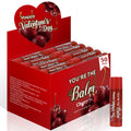 ElasignShopo 50-Pack Cherry Lip Balm Bulk for Valentines, Galentines & Party Favors