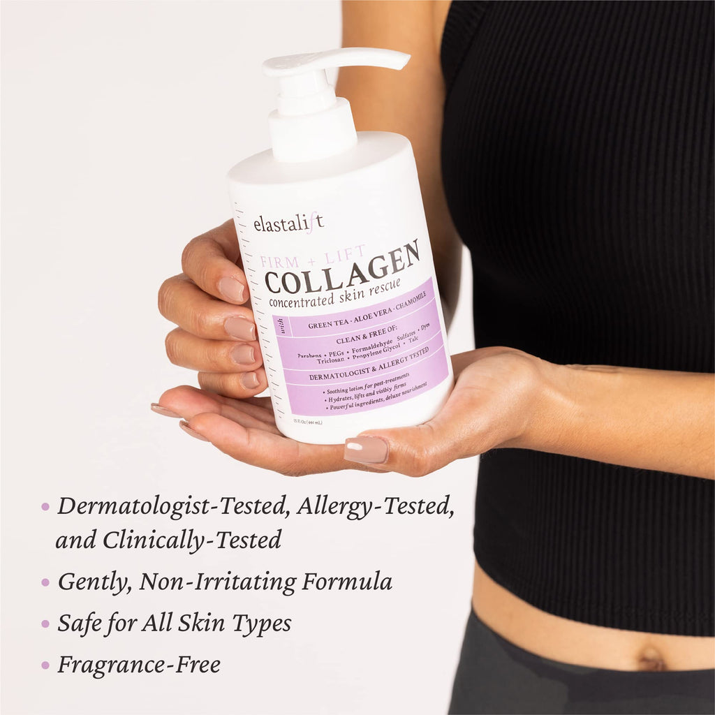 Elastalift Collagen Serum & Body Cream 2pc Bundle – Lift, Plump, Firm Skin