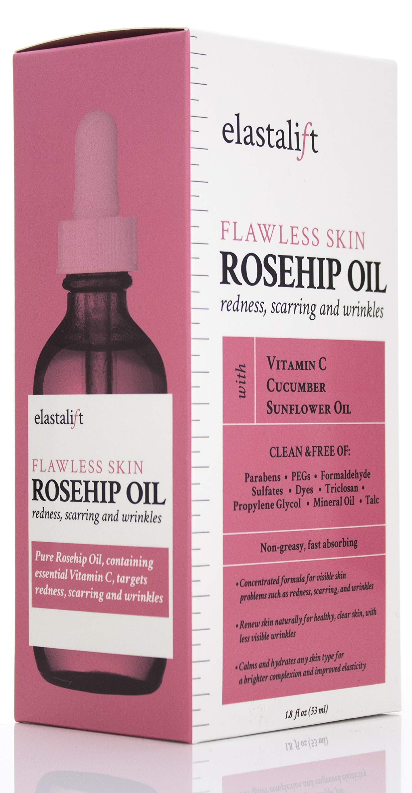Elastalift Rosehip Oil with Vitamin C & Cucumber — 1.8 fl oz (Pack of 2)