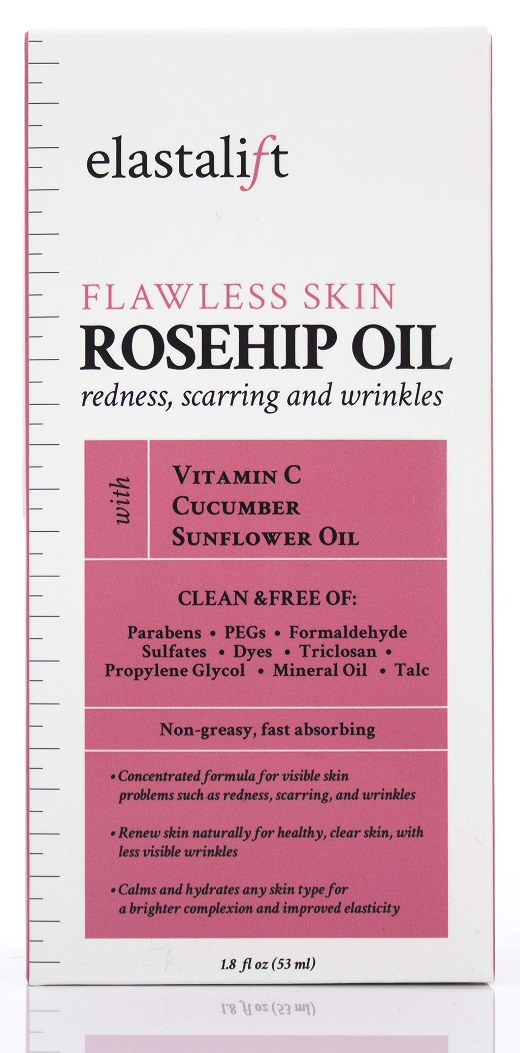 Elastalift Rosehip Oil with Vitamin C & Cucumber — 1.8 fl oz (Pack of 2)