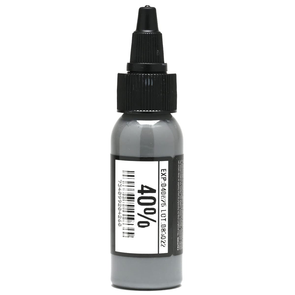 Element Tattoo Supply Battleship Gray Ink Set – 4 Grey Shades, 1 oz Each, Professional Grade