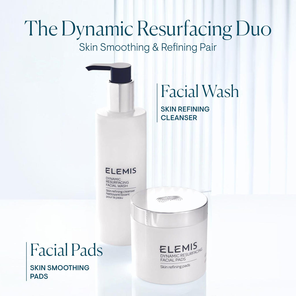 ELEMIS (The) Dynamic Duo Kit ($124 Value) - Enzyme-Powered Skin Refining Formulas - Daily Gel Cleanser and Exfoliating Facial Pads Kit