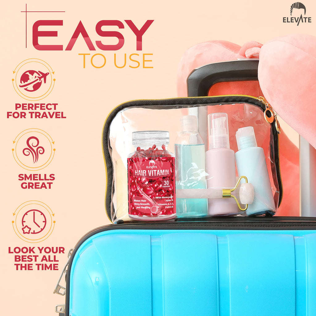Elevate Hair Treatment Serum Capsules – Conditioning & Repair with Argan & Jojoba Oils