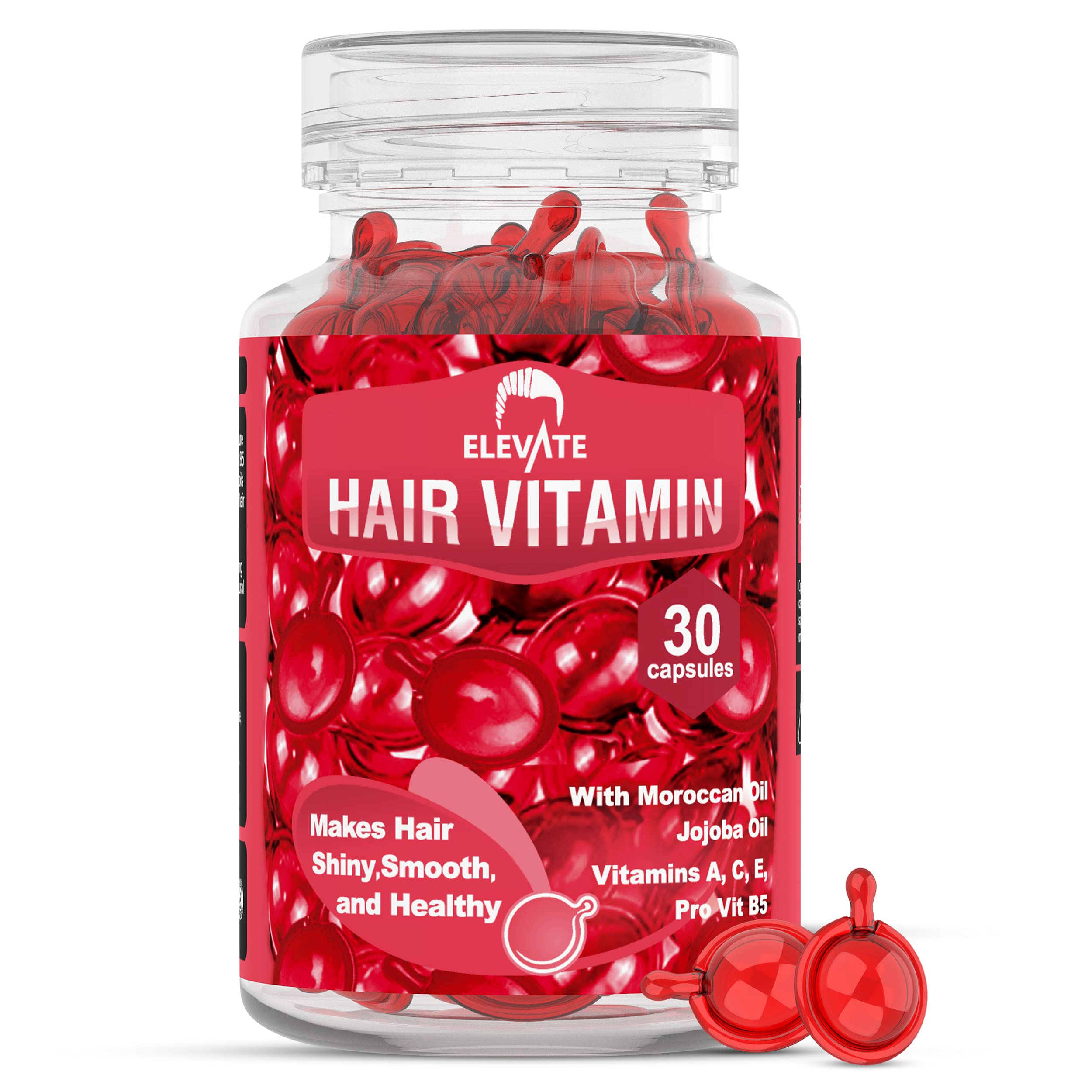 Elevate Hair Treatment Serum Capsules – Conditioning & Repair with Argan & Jojoba Oils