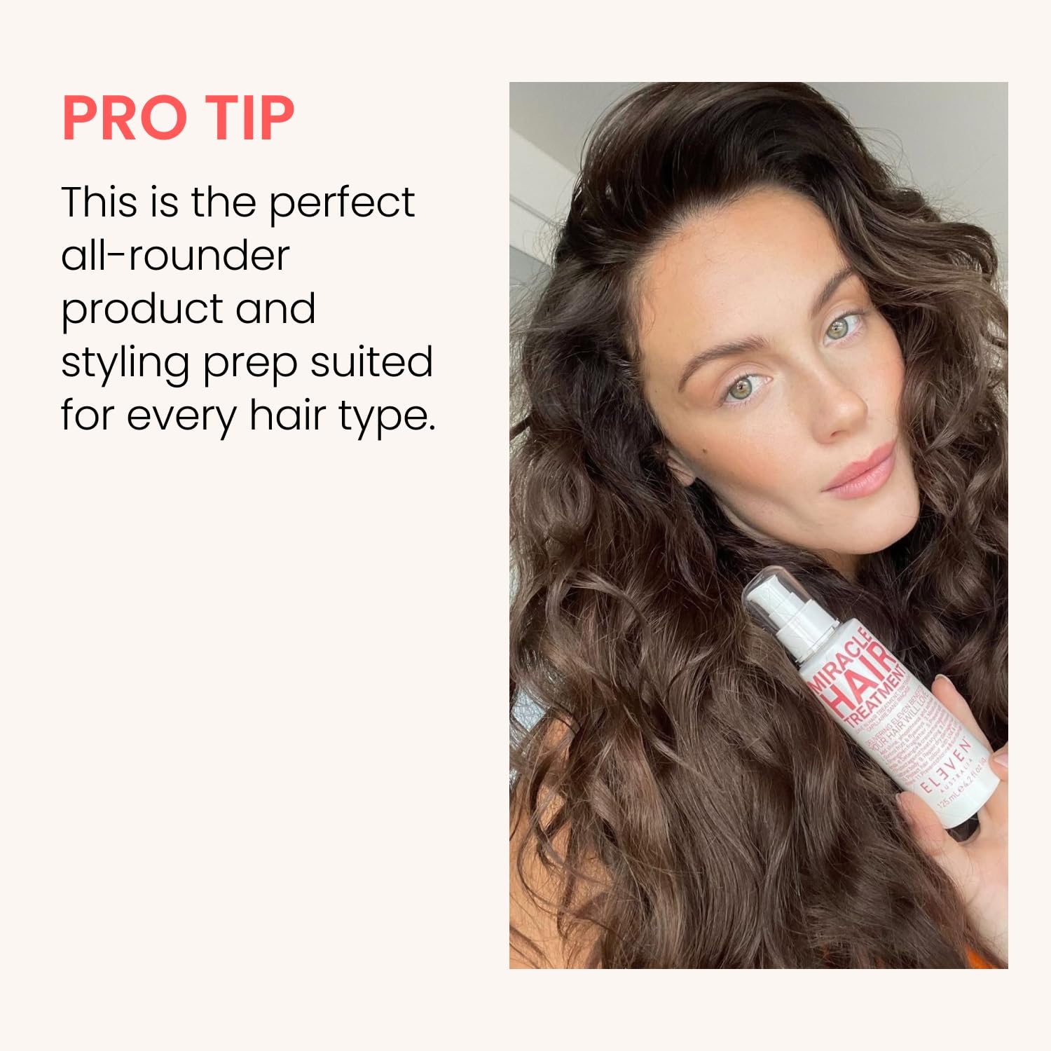 ELEVEN AUSTRALIA Miracle Leave In Hair Treatment – Heat Protection & Detangler