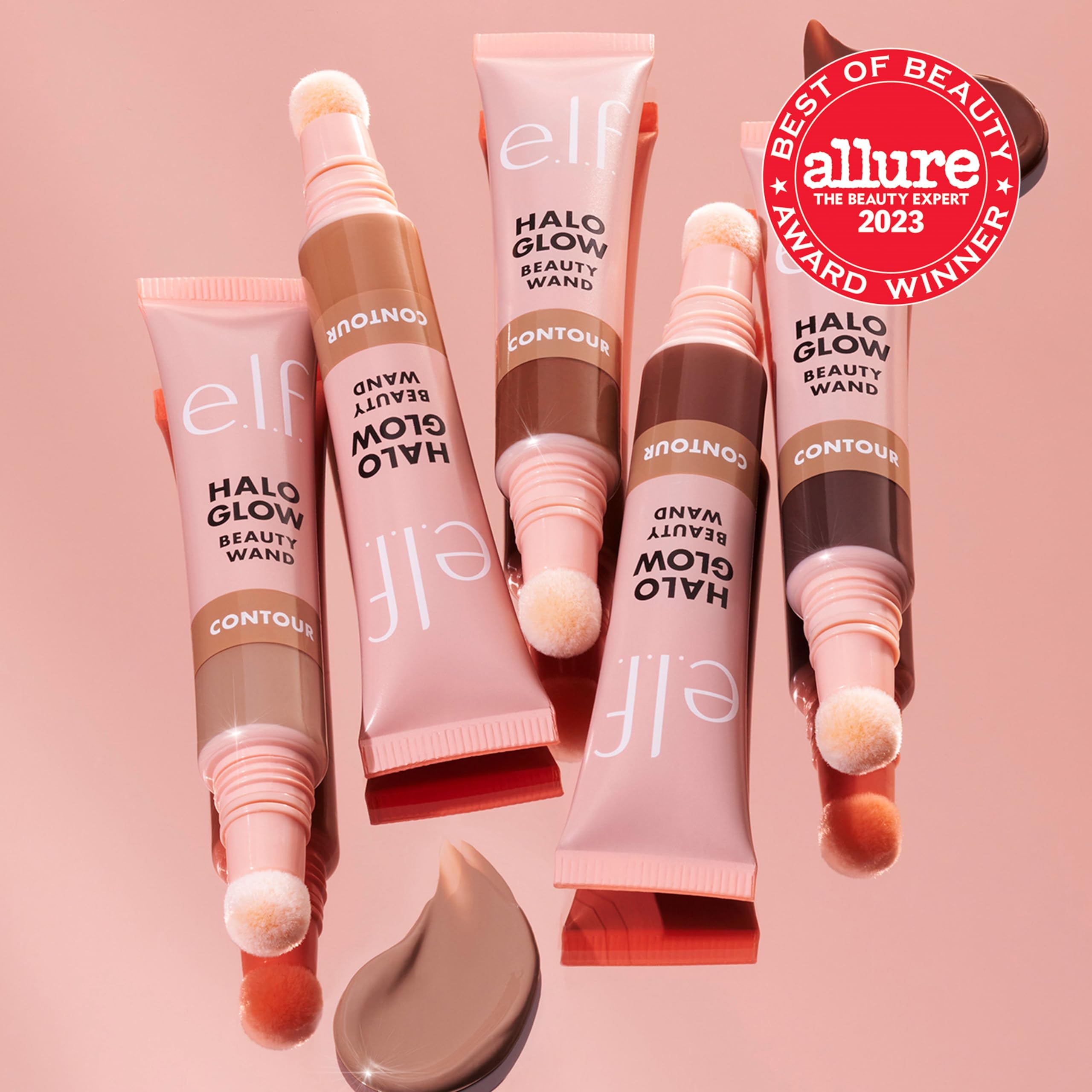 e.l.f. Halo Glow Contour Wand – Buildable Liquid Contour for Natural Definition | Vegan & Cruelty-Free