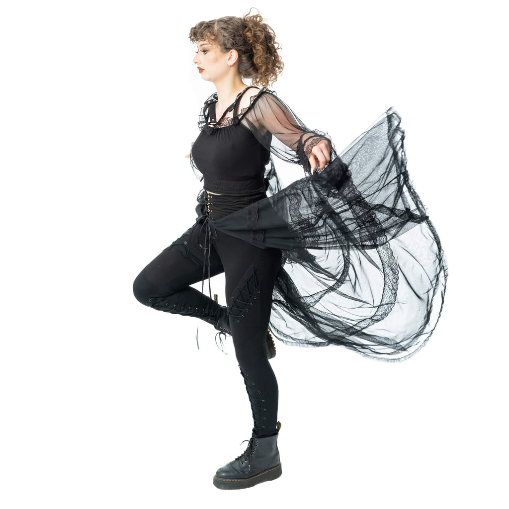 Poizen Industries Eliora Skirt Black