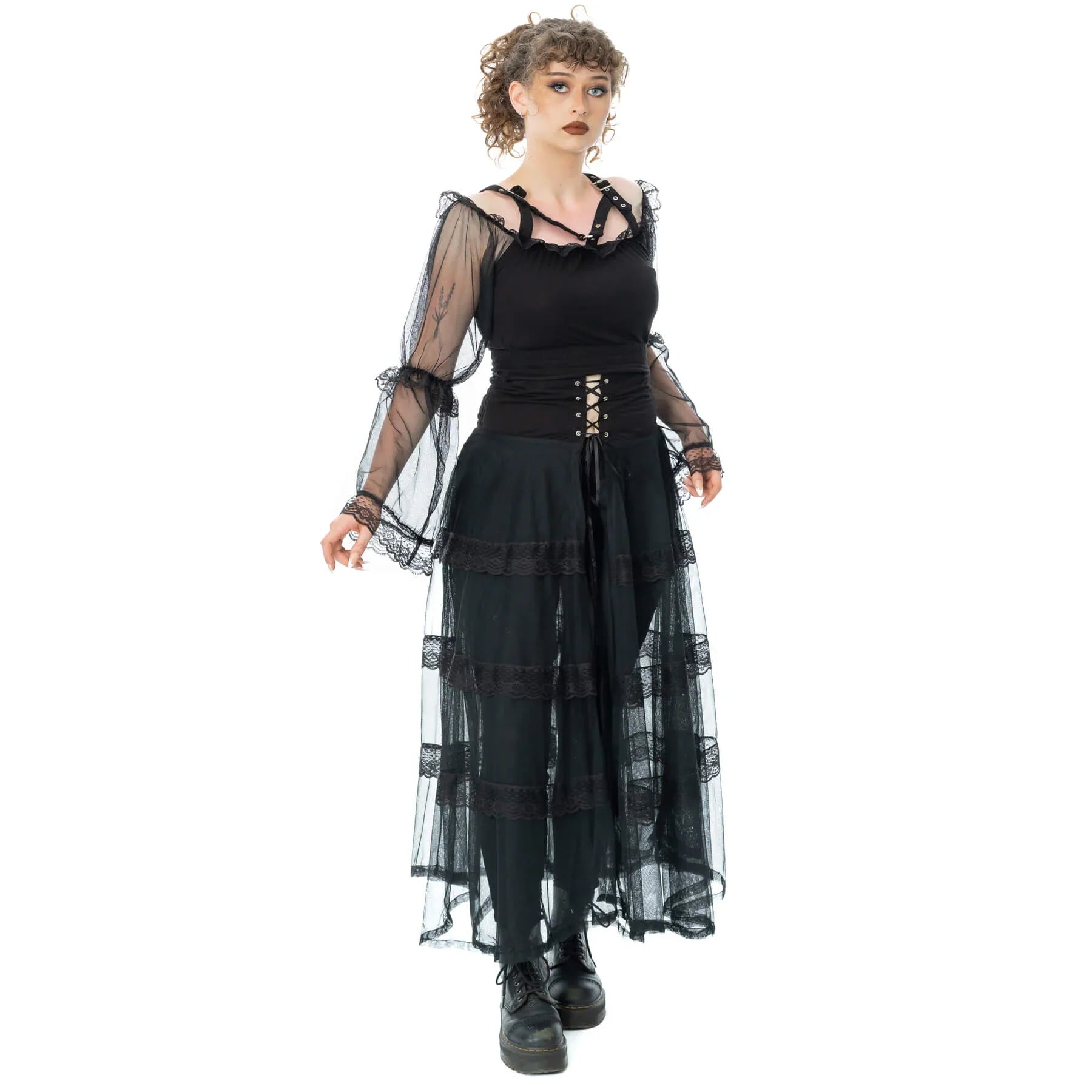 Poizen Industries Eliora Skirt Black