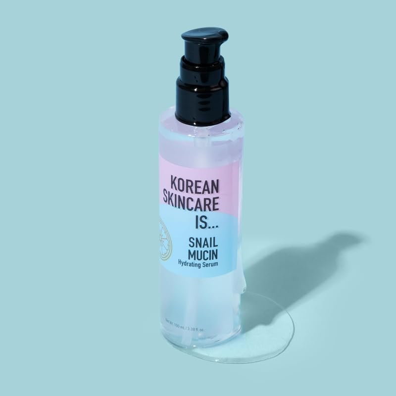 Elizabeth Mott Korean Snail Mucin Serum — 97% Snail Filtrate, Deep Hydration, Glass Skin (100 mL)