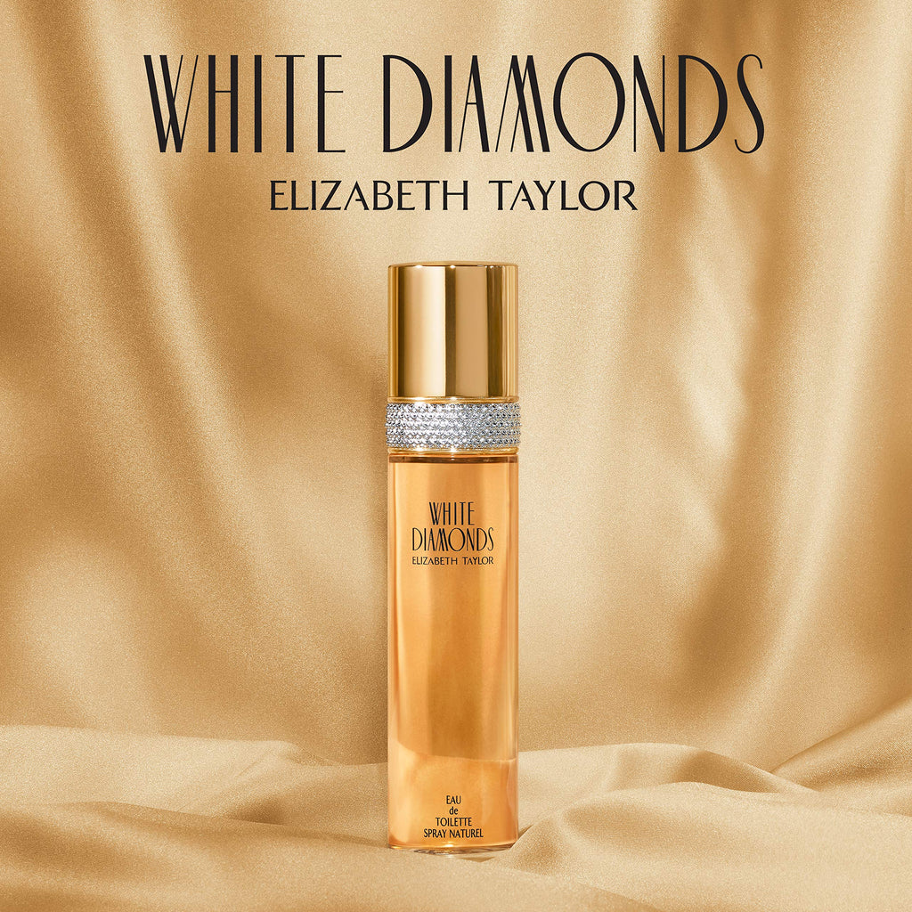 Elizabeth Taylor White Diamonds 3-Piece Gift Set – 1.0 oz EDT, 1.7 oz Lotion, 0.12 oz Mini Parfum