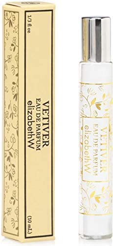 Elizabeth W Vetiver Perfume Oil Rollerball – On-the-Go Fragrance (10 ml)