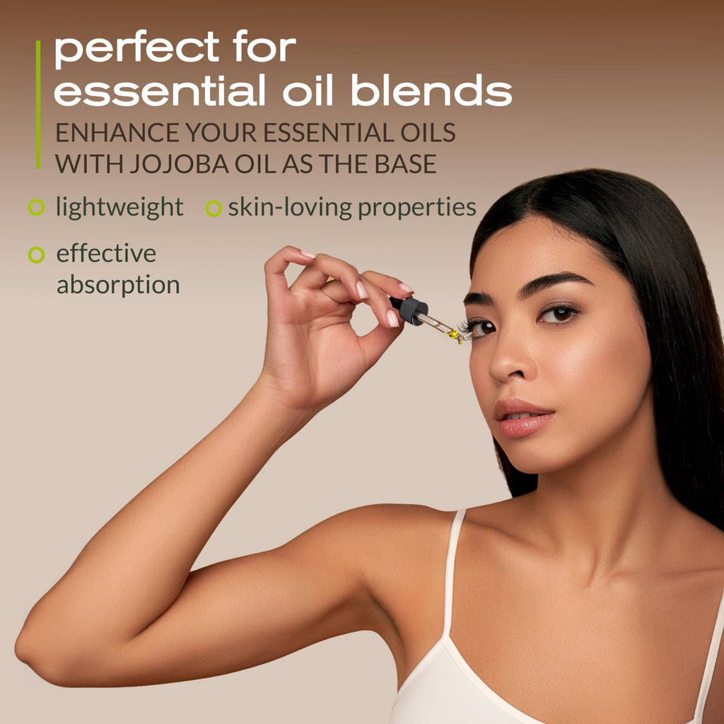 Ella & Eden Organic Jojoba Oil – USDA Certified, Cold-Pressed, 100% Pure & Hexane-Free (4 Fl Oz)