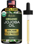 Ella & Eden Organic Jojoba Oil – USDA Certified, Cold-Pressed, 100% Pure & Hexane-Free (4 Fl Oz)