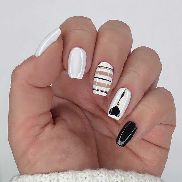 ella+mila Lights Out Black Nail Polish – Quick-Dry, Chip-Resistant, 0.45 fl oz