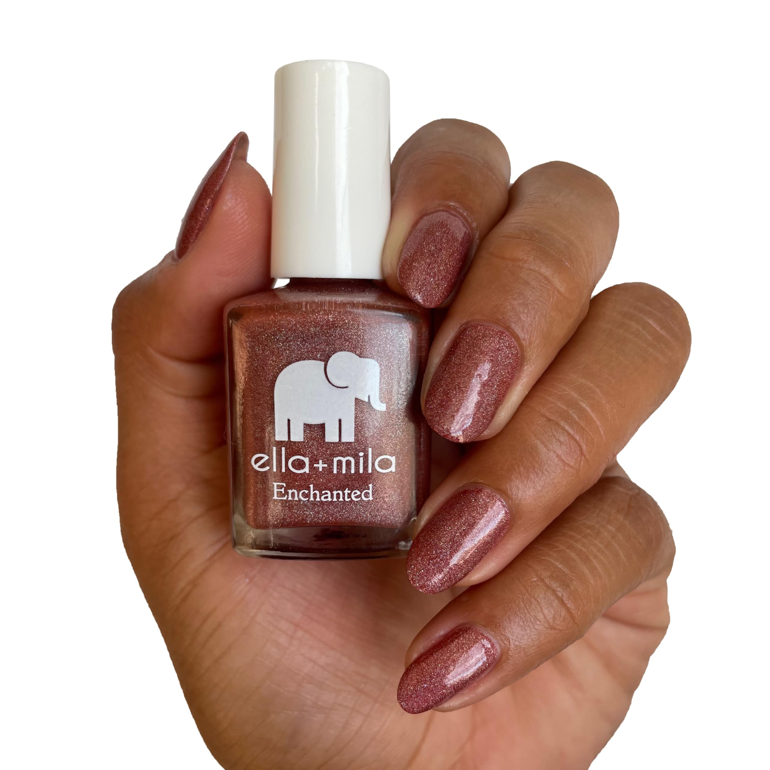 ella+mila Oasis Nail Polish – Quick-Dry, Chip-Resistant Red, 0.45 fl oz