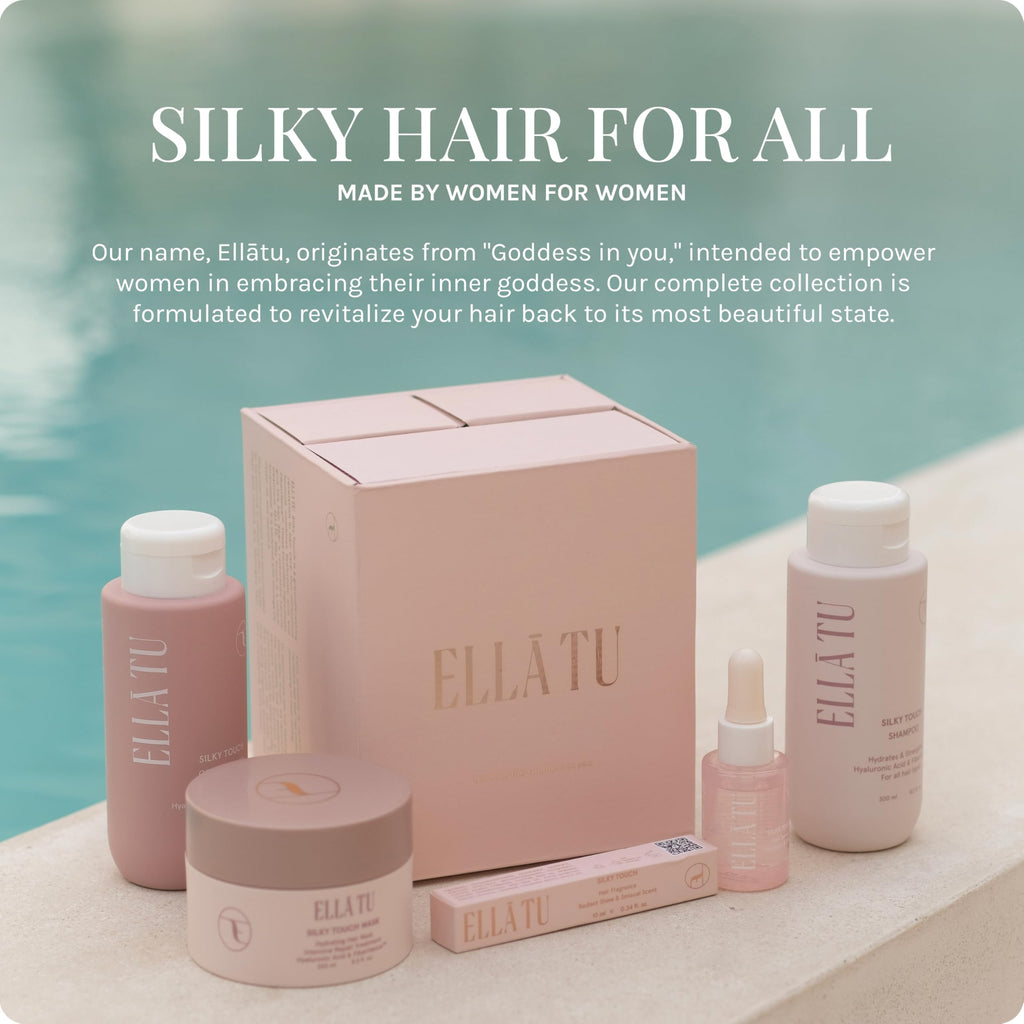 EllaTu Ellātu Silky Touch Travel Size Shampoo – Hydration for Dry, Damaged & Color-Treated Hair (2.7oz)