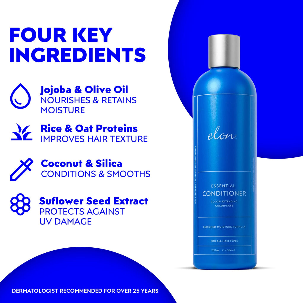 Elon Complete Kit for Thinning Hair – Shampoo, Conditioner & Matrix 5000