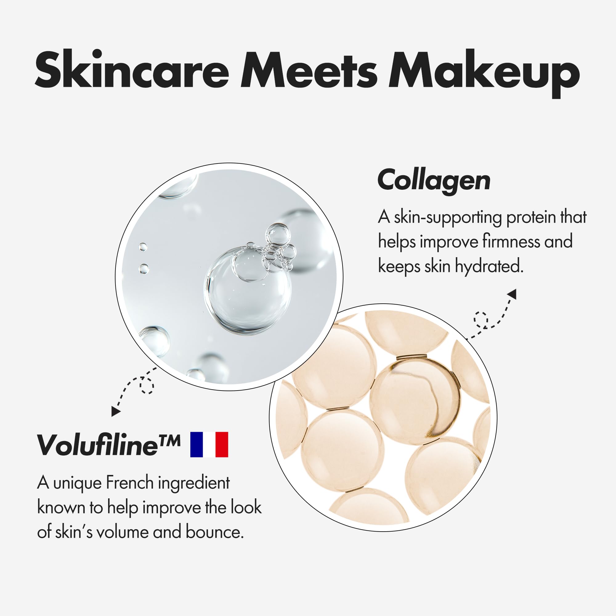 ELROEL Blanc Cover Stick V White – Korean Color-Changing Foundation with Volufiline (204 Tan) | Dual-Ended, Dewy Base Makeup