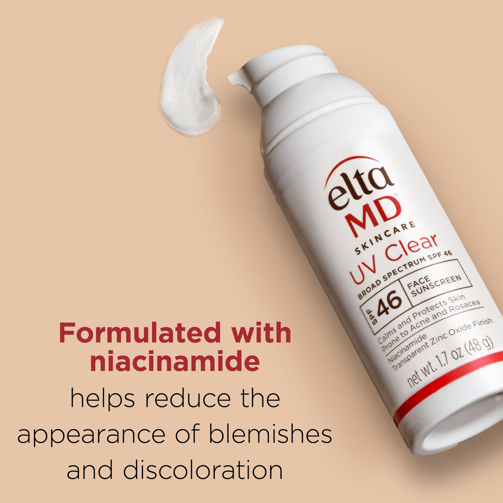 EltaMD UV Clear Face Sunscreen SPF 46 | Oil-Free for Acne-Prone Skin | 1.7 oz Pump