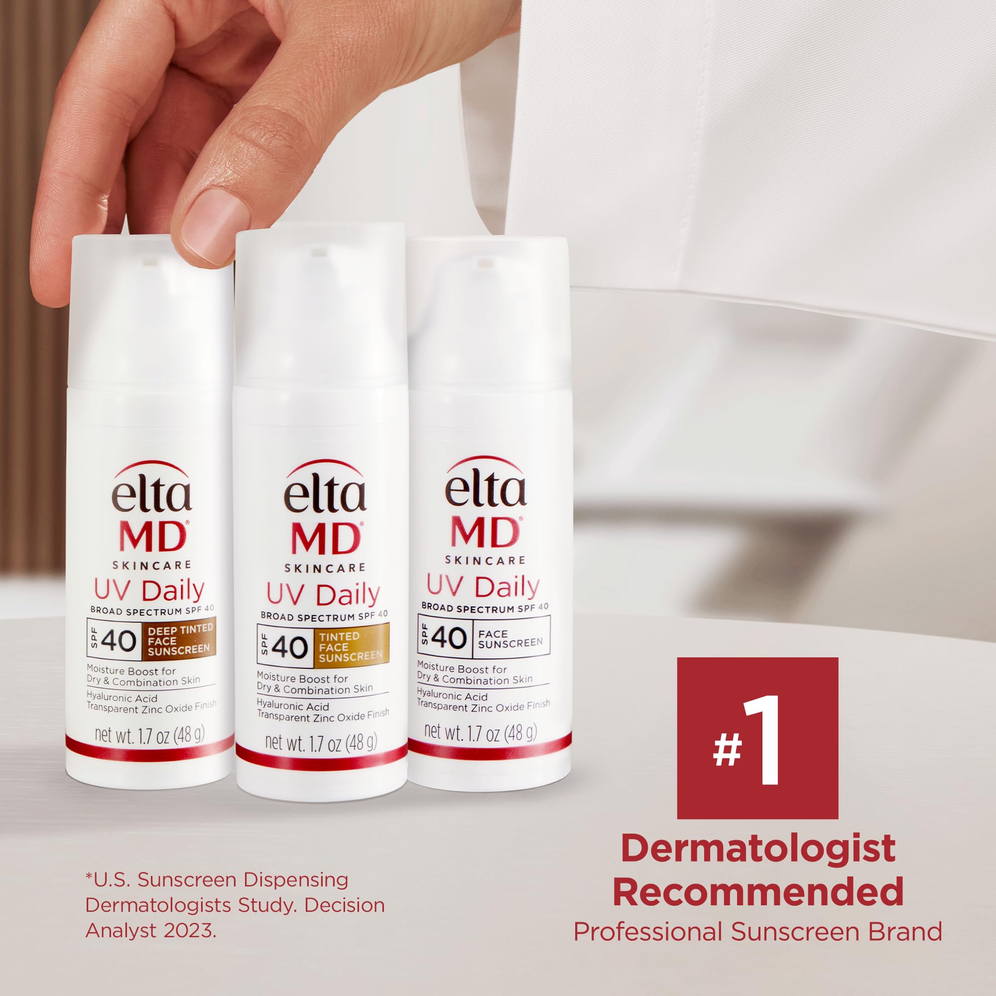 EltaMD UV Daily Tinted SPF 40 | Hydrating Sunscreen Moisturizer with Hyaluronic Acid