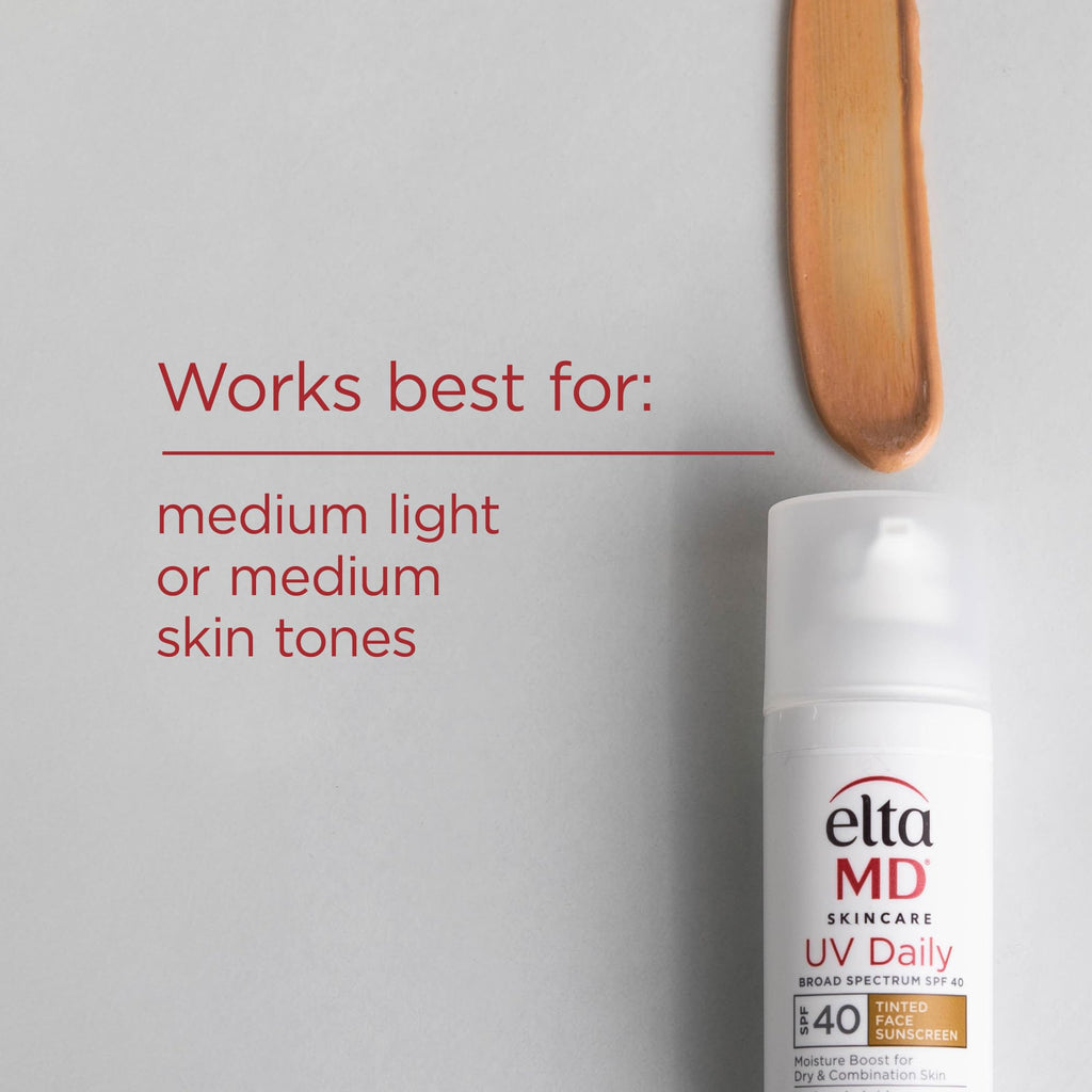 EltaMD UV Daily Tinted SPF 40 | Hydrating Sunscreen Moisturizer with Hyaluronic Acid