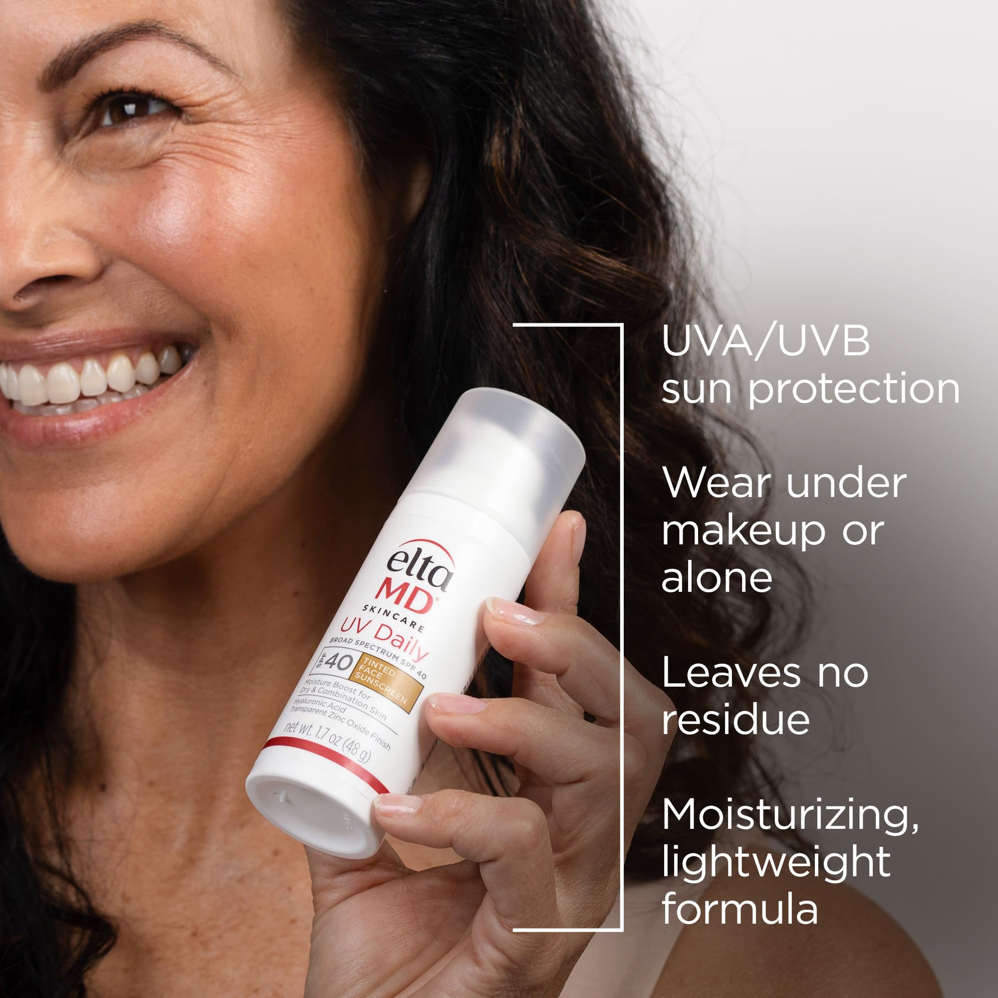 EltaMD UV Daily Tinted SPF 40 | Hydrating Sunscreen Moisturizer with Hyaluronic Acid